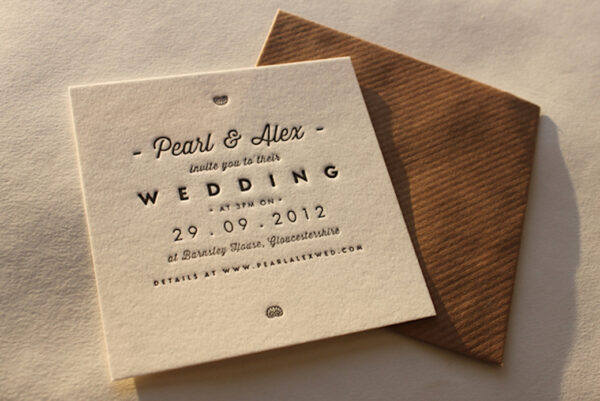 Letterpress Wedding Card Printing - Image 4