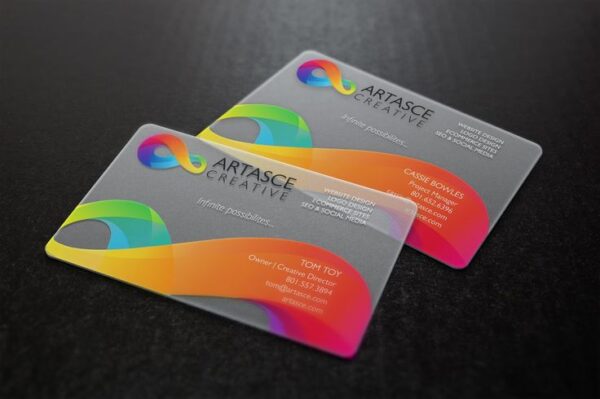 Clear Business Card Printing