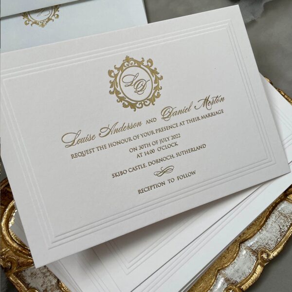 Embossed Wedding Card Printing - Image 3