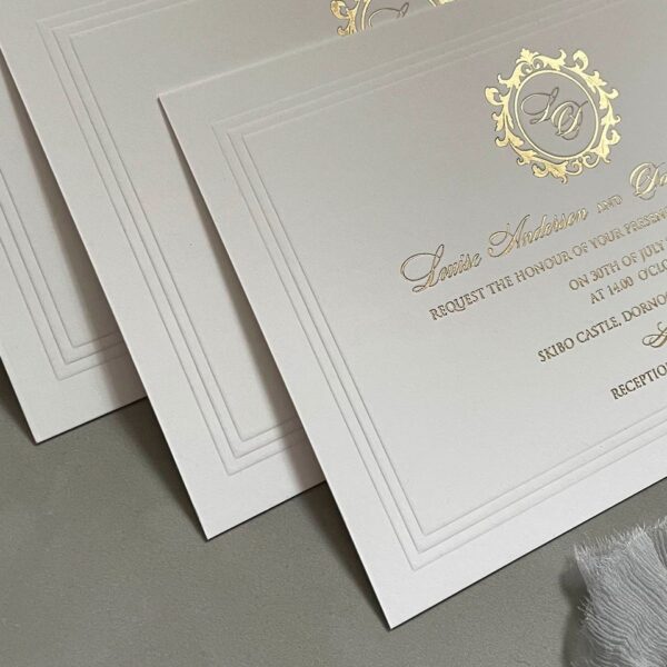 Embossed Wedding Card Printing - Image 4