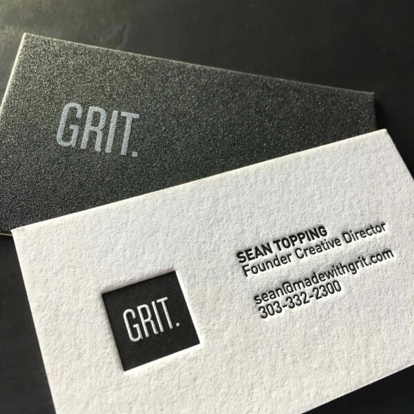 Sand UV Business Card Printing