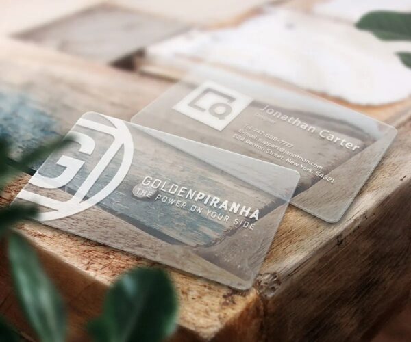 Clear Business Card Printing - Image 3