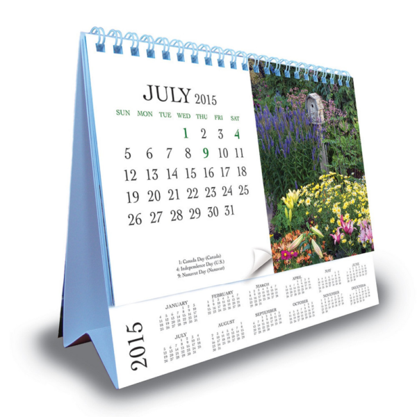 Table Calendar Printing